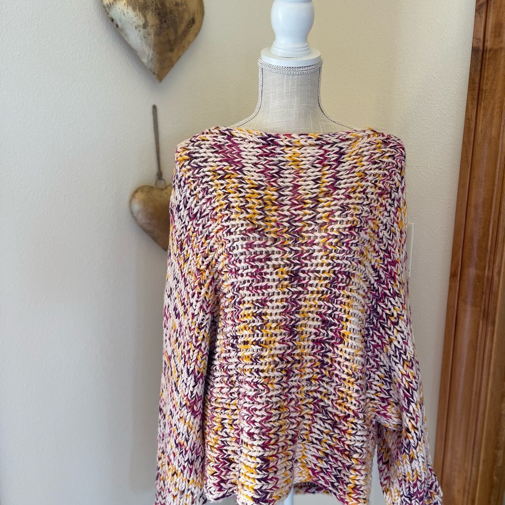 Free People Multi-Colored Sweater